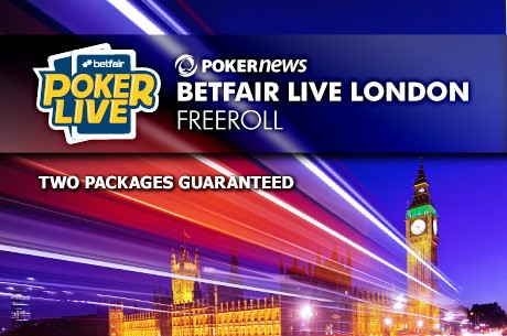 Última Semana para Garantir o seu Assento no Betfair Poker LIVE London Freeroll