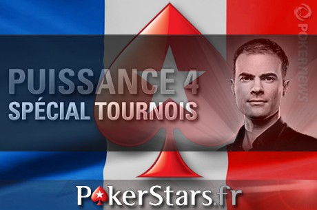 Pokerstars Puissance 4 : 400.000€ garantis en quatre tournois