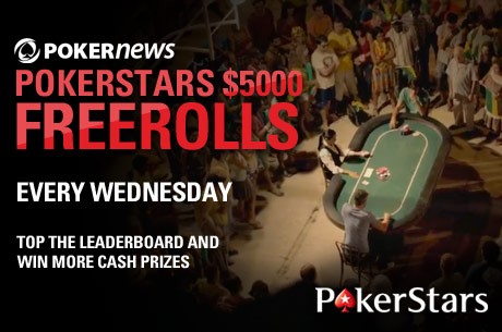 Qualify for the $5,000 Weekly PokerNews Freeroll at PokerStars!