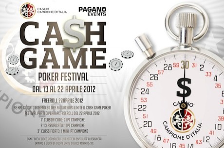 Campione ancora protagonista con il Cash Game Poker Festival