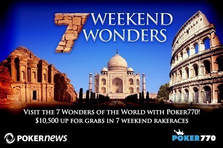 Climb The Great Wall Of China In The Poker770 Weekend Wonders Rake Race