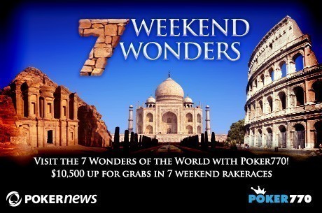 Resultados da Promoção Weekend Wonders do Poker770: Muralha da China