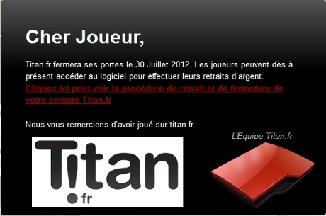 Titan.fr ferme ses portes à partir du 30 juillet 2012