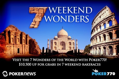 Win a Share of $1,500 This Weekend in the Petra Stop of Poker770's 7 Weekend Wonders Promotion