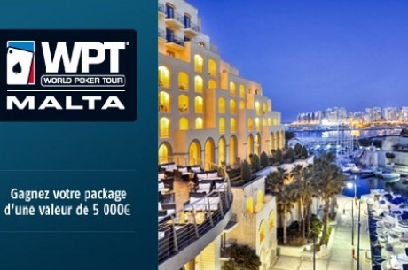 PMU Poker : 5 packages à 5.000€ pour le WPT Malte (18 - 20 septembre)