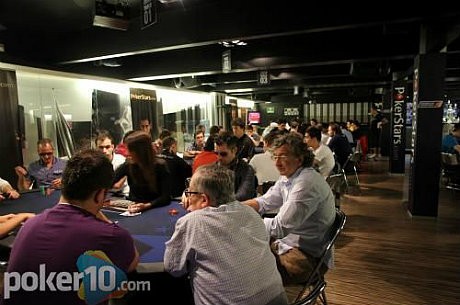 Vista de la poker room del Casino Kursaal