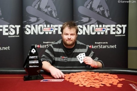 David Allan, champion PokerStars ANZPT Queenstown Snowfest