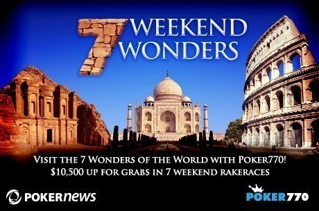 Poker770 Weekend Wonders: Week #4 Colosseum Results