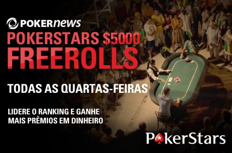 Série de Freerolls $67,500 PokerStars PokerNews Inicia em 1º de Setembro