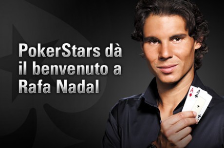 Rafa serve un ace nella nuova campagna pubblicitaria di Pokerstars
