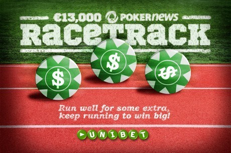 Race for €13,000 in the PokerNews RaceTrack on Unibet
