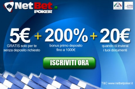 Non perdere il NetBet Poker Freeroll su PokerNews Italia!