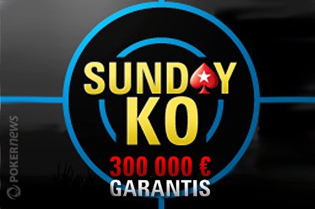 Sunday KO : 300.000€ garantis sur PokerStars le 16 décembre
