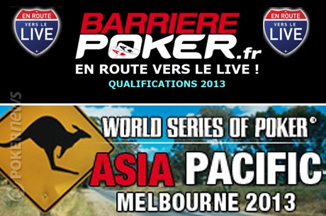 Packages WSOP Asia Pacific (14.000€) sur BarrierePoker.fr