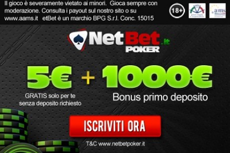 Con NetBet e Pokernews Italia bonus a non finire!