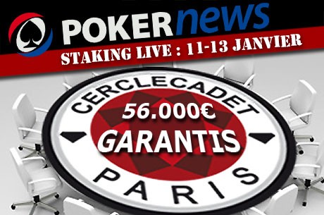 Cercle Cadet : Tournois de poker  56.000€ garantis