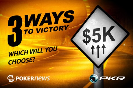 Play for Your Share of $5,000 in the 3 Ways to Victory Promotion on PKR