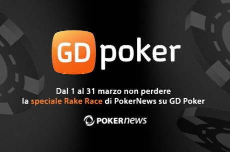 A Marzo non perdere la PokerNews Rake Race su GD Poker!