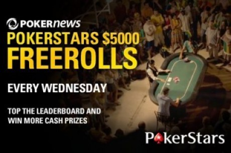 Win a Share of $5,000 in the $67,500 PokerStars Freeroll Series