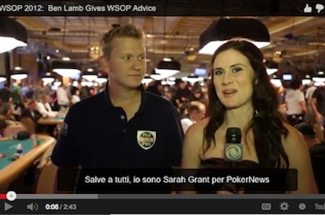 I Consigli di Ben Lamb per giocare al meglio le WSOP