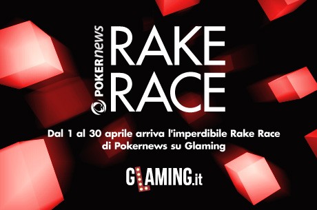 Ad aprile è ancora tempo di Rake Race su PokerNews Italia!