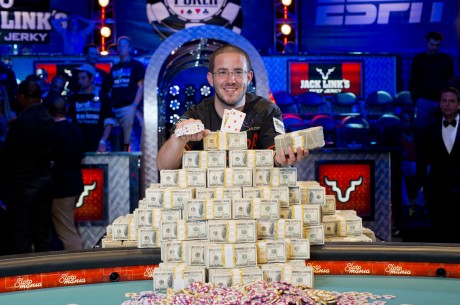 2012 World Series of Poker: campeón del Evento Principal Greg Merson