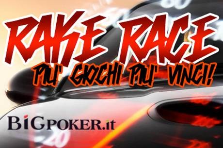 A luglio arriva la Rake Race di BIG Poker