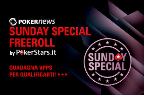 -4 al PokerNews Sunday Special Freeroll: siete pronti?