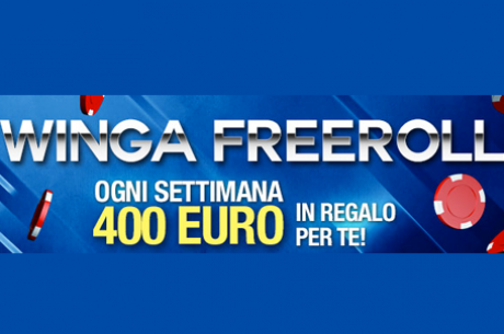 Winga Poker: ecco i nuovi freeroll con 400€ in bonus ogni settimana!