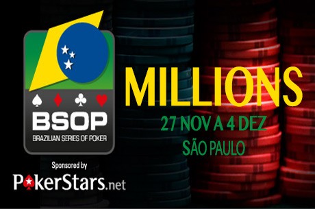 BSOP Millions: Desafio das Estrelas é Já Amanhã