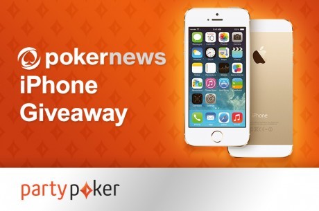 Às Quartas na partypoker: PokerNews iPhone Giveaway - Ganha um Iphone 5s