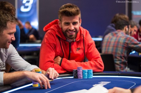 Primeros episodios del EPT de Barcelona de 2013: Gerard Piqué en acción