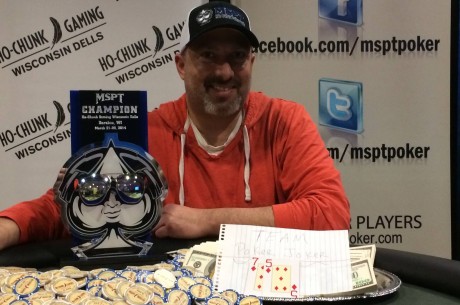 Jason Sell Wins 2014 Mid-States Poker Tour Ho-Chunk Gaming Wisconsin Dells for $97,539