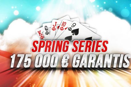 Turbo Poker : 10€ gratuit pour jouer les Spring Series 175.000€ Garantis