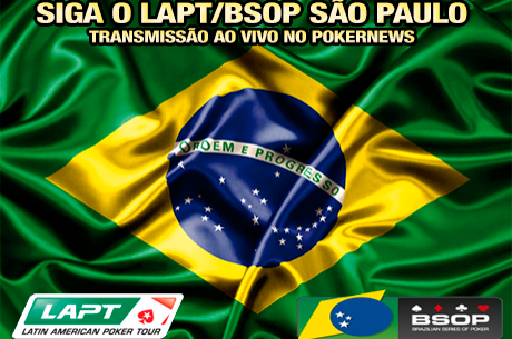 Transmissão Ao Vivo do Dia 1B do LAPT/BSOP São Paulo