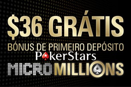 Oferta de Primeiro Depsito - $36 Grtis na PokerStars