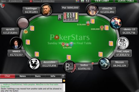 NNNXX Vence Sunday Million na PokerStars ($180,000)