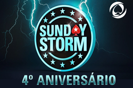 4º Aniversário Sunday Storm $1,000,000 Prize Pool Garantido (19 Abril)