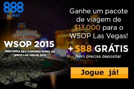 Pacote de $13,000 Main Event WSOP: Ganhe Grátis no 888poker