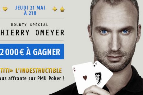 Affrontez Thierry Omeyer dans un tournoi spécial Bounty sur PMU
