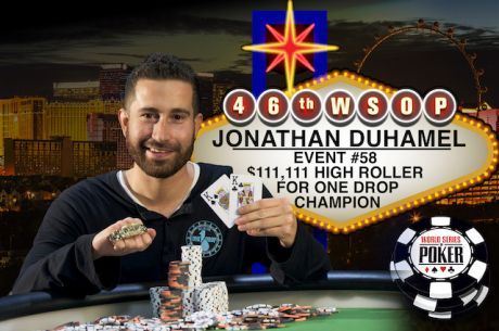 Jonathan Duhamel Wins $111,111 High Roller for ONE DROP for $3,989,985