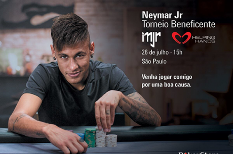 Neymar e o Poker são notícia na Globo Esporte: "Perna vai tremer"