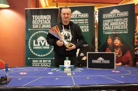 Luc Viry vainqueur de l'Everest Poker Live de Divonne-Les-Bains