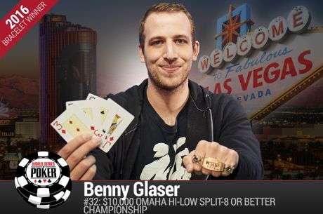 Glaser Grabs Second Omaha Hi-Low Bracelet in Less Than a Week at the 2016 WSOP