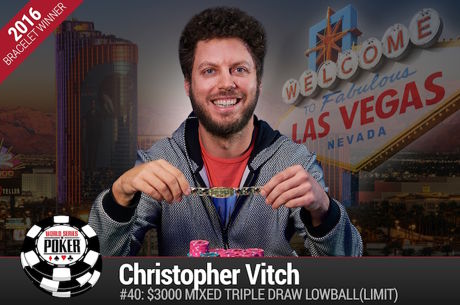 Christopher Vitch Vence Evento #40: $2500 Mixed Triple Draw Lowball (Limit) ($136.854)