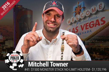 Mitchell Towner Vence Evento #41: $1.500 MONSTER Stack No-Limit Hold'em ($1.120.196)