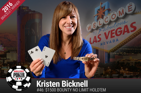 Kristen Bicknell Proves She's Not a One-Hit Wonder, Wins 2016 WSOP Bounty Event