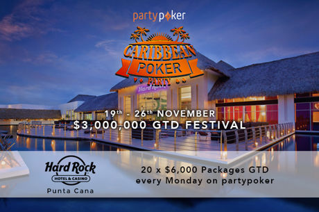 partypoker Garante 20 Packs de $6.000 para o Caribbean Poker Party