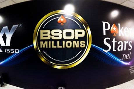 BSOP Millions: Satélites do PokerStars para 12 de Novembro
