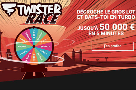 Twister Race sur BetClic : En janvier entrez dans la course aux 12.000€